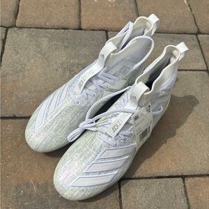Adidas Adizero 8.0 SK White Lacrosse Cleats